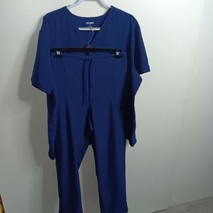 Blue Women's "Scrub Star" 2pc Set!